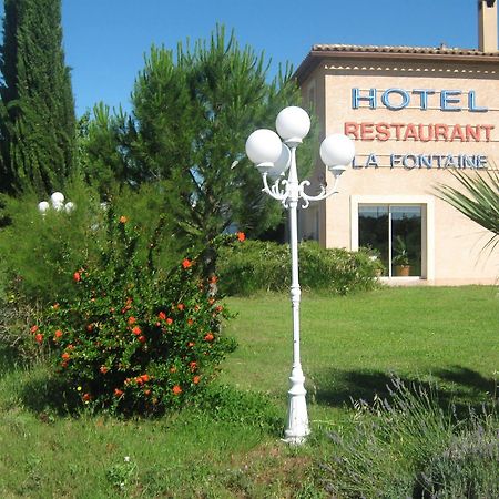 La Fontaine Hotell Vidauban Eksteriør bilde
